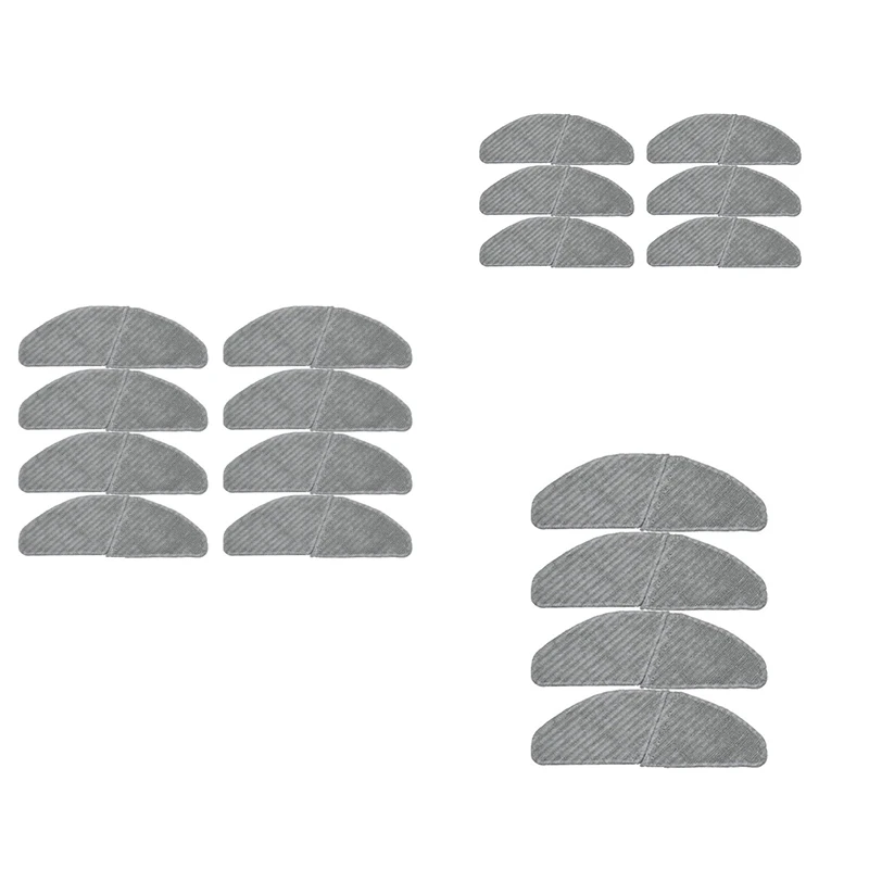 4PCS Mop Cloths Replacement Parts Accessories For Midea S8+ M7 Pro Robotic Vacuum Cleaner image 2