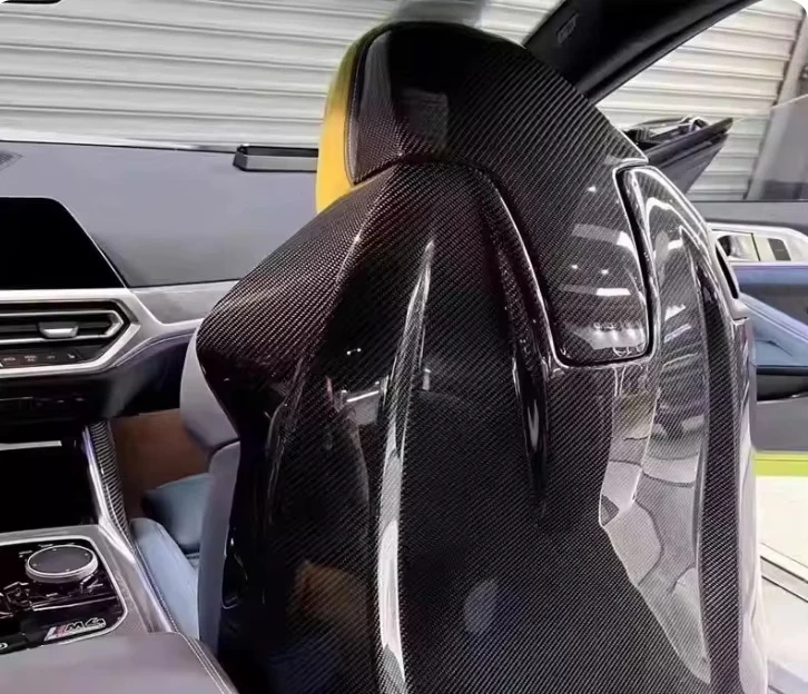 Dry Carbon Fiber OEM Style Rear Seat Backrest 4-Piece Interior Kit for X3M F97 X4M F98