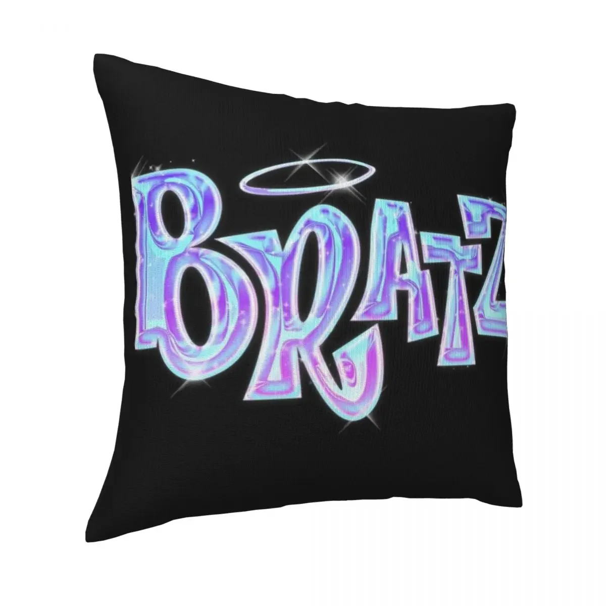 Bratz Pillow Case Y2k Aesthetic Bratz Dolls Decorative Polyester Pillowcase Hugging Zipper Summer Cover