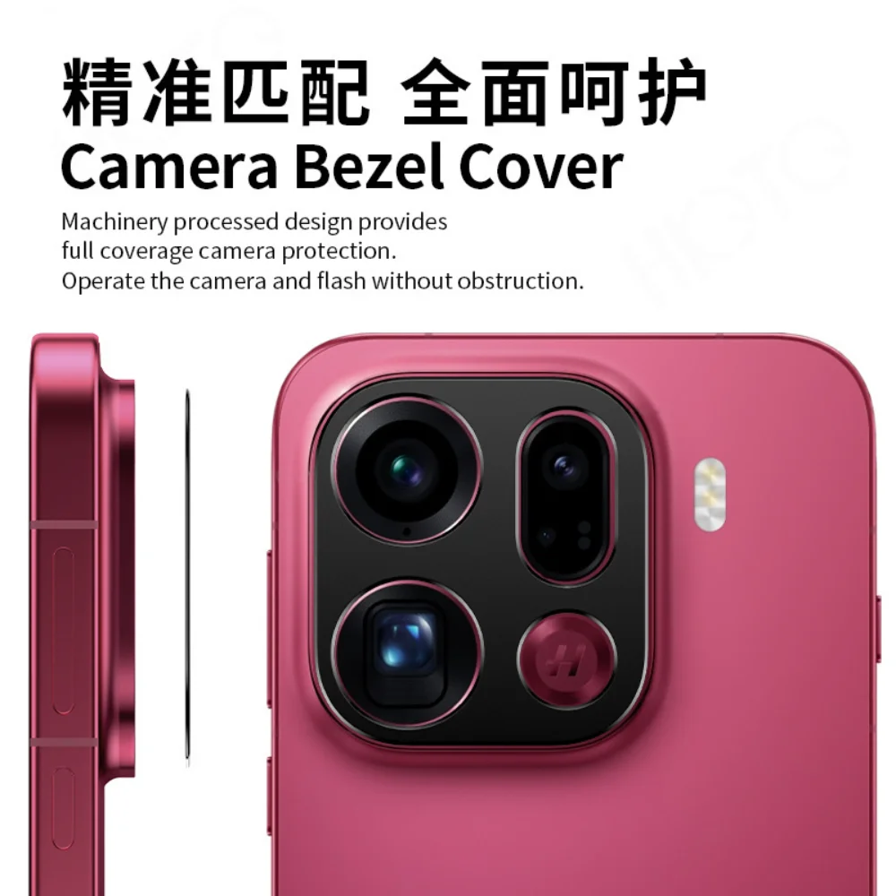 1-2Pcs Aluminum Metal Rear Camera Lens Protector Cover For OPPO Find X9 Pro Enhance Shockproof Screen Protect Lens Ring Film Cap