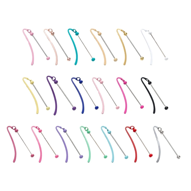 6x/Set Marcapáginas Creativos Marcadores Página con Cuentas Marcadores Hechos a Mano Marcapáginas con Cuentas Marcapáginas