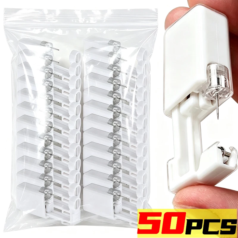 No Inflammation Safe Ear Piercing Gun Kit Disposable Disinfect Earring Piercer Machine Studs Nose Body Jewelry Piercing Tool