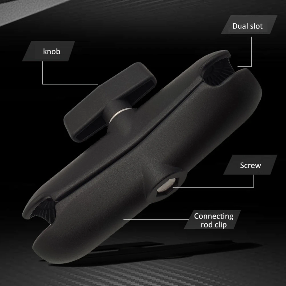 ABJG-15CM ความยาวอลูมิเนียมอัลลอยด์แขนซ็อกเก็ตคู่สําหรับ RAM พร้อมรถจักรยานยนต์ฐานบอลขนาด 1.5 นิ้ว