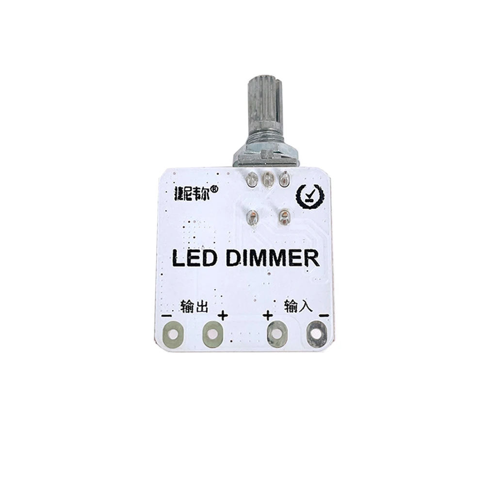 DC5-24V 5A LED Dimmer Botão Módulo Light Strip Dimmer Switch Board 0-100% Brilho Botão Ajustável Escurecimento Módulo