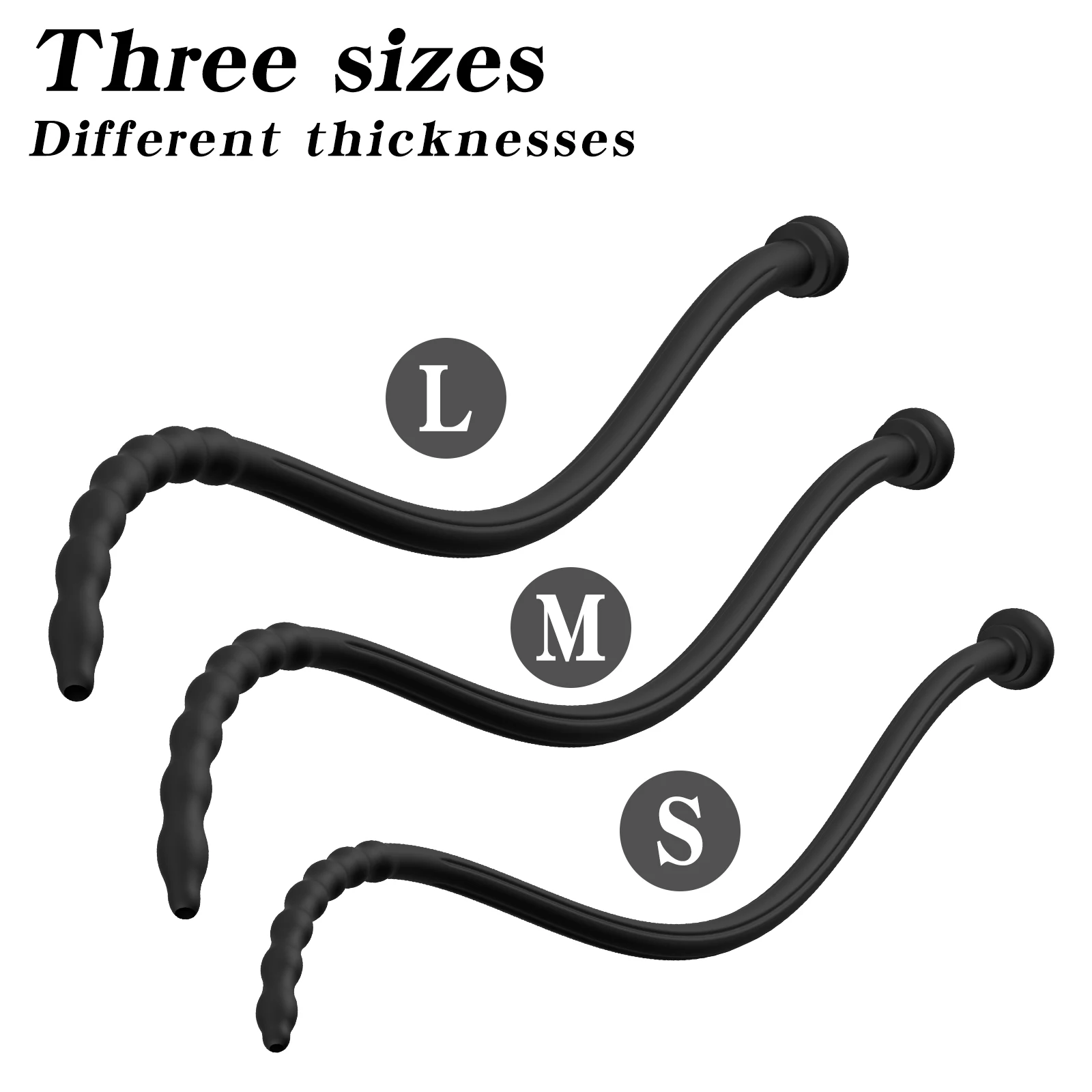 S/M/L Urethral Catheter Dilator Hollow Blocker Needle Injection Horse Eye Stick Penis Dilator Stimulator Sex Tooys for Man 18+ view 3