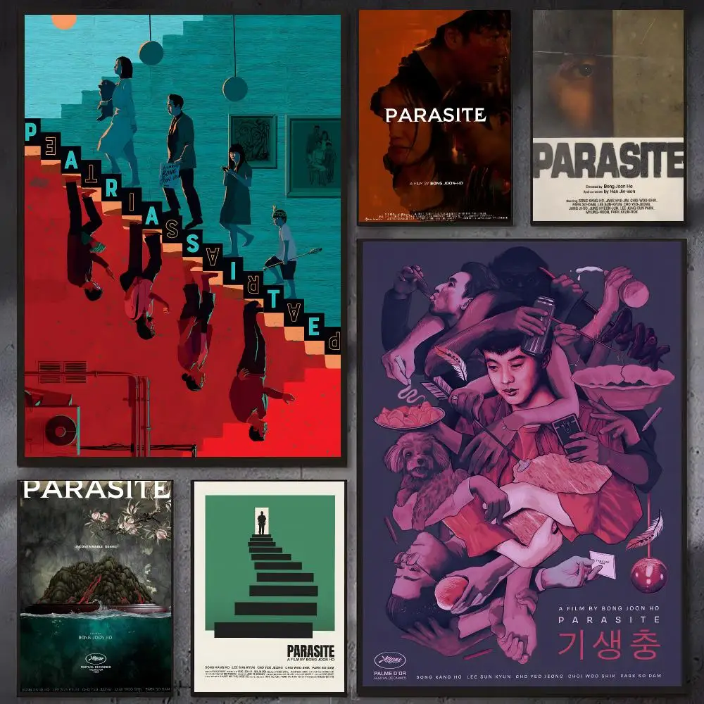 Thriller movie Parasite Poster Wall Ornament Home Decor Young Decor Fans