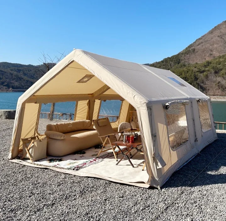 Air  Frame 2 Rooms Waterproof Inflatable Air Tent