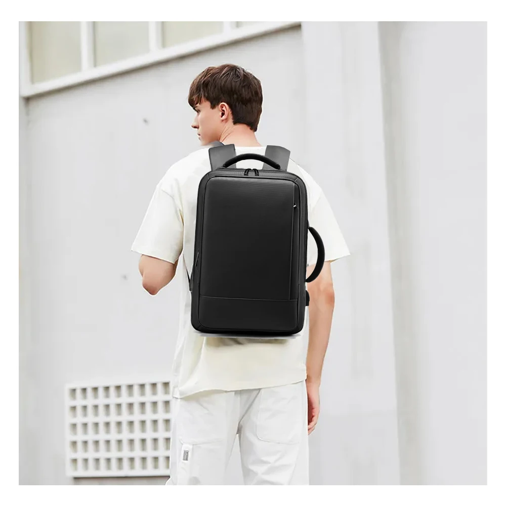 XOKY bolso de negocios mochila de viaje mochila clásica impermeable carga USB mochila de moda para hombres venta al por mayor logotipo personalizado