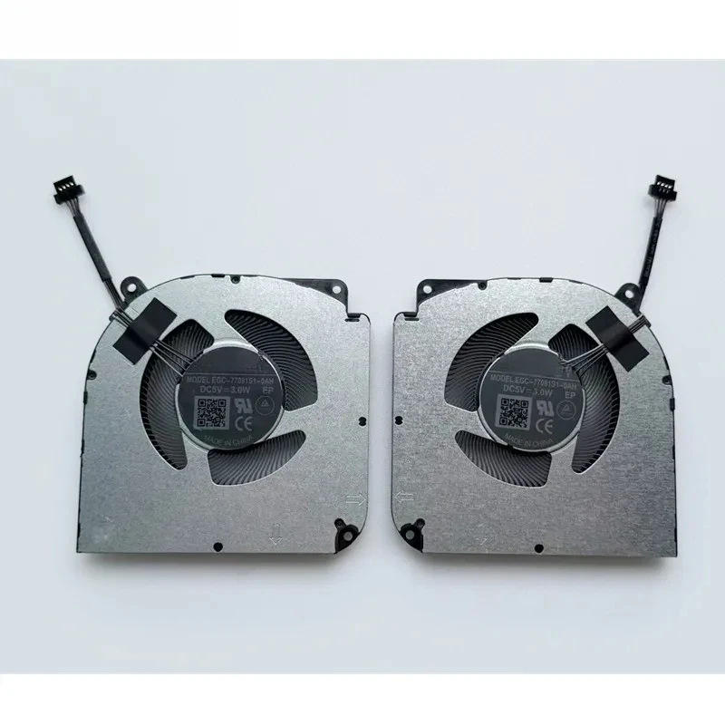 Laptop CPU GPU Cooling Fan For WINMA MODEL EGC-77091S1-0AH DCC5V 3.0W THER7GM5I7-2911/2921 GM5IX7A
