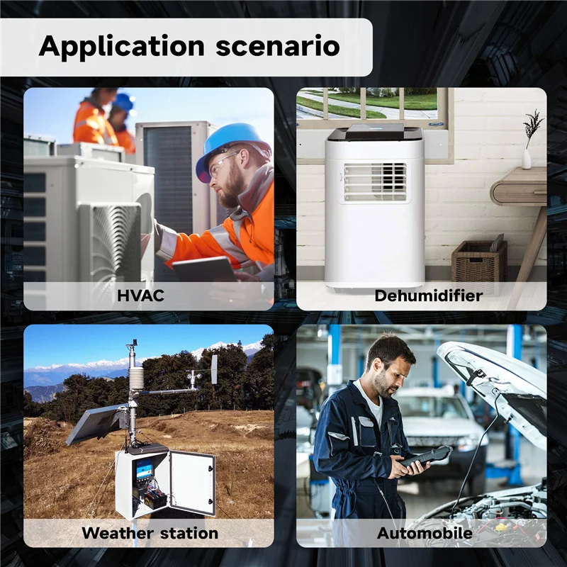 ABZW 3Pcs 220V 10A 디지털 LED 온도 컨트롤러 온도 조절기 제어 스위치 프로브