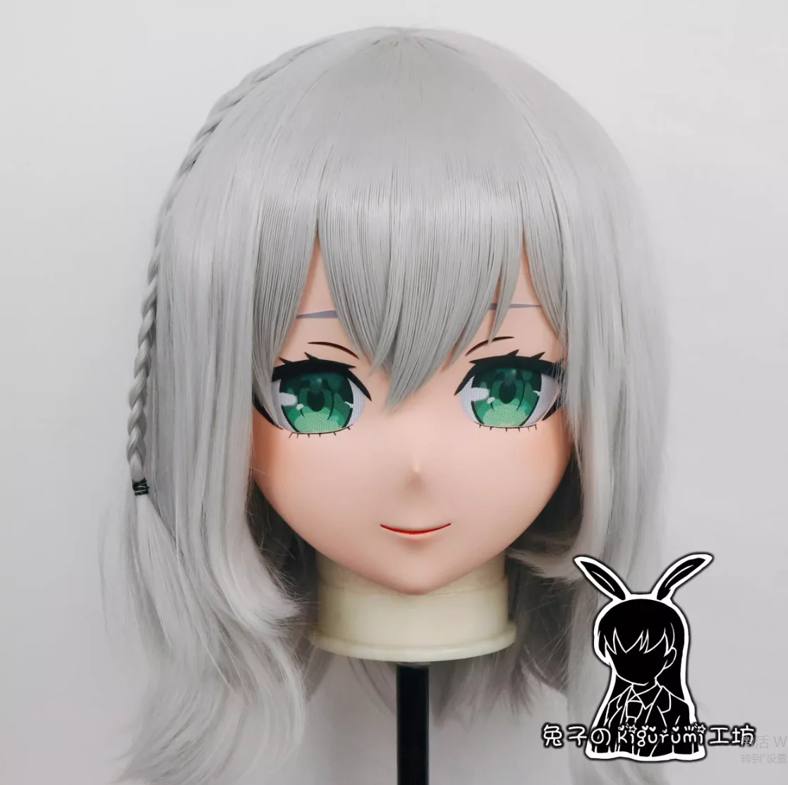 

(RB242922)Customize Lockable Full Head Resin Cartoon Cosplay Japanese Character Anime Role Play Kigurumi Mask With Back Shell
