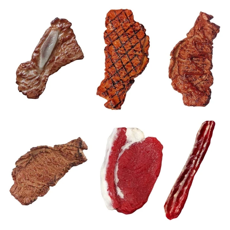 X6HD Artificial Steak Pork Fake Beef Simulation Beef Fake for Kitchen Display