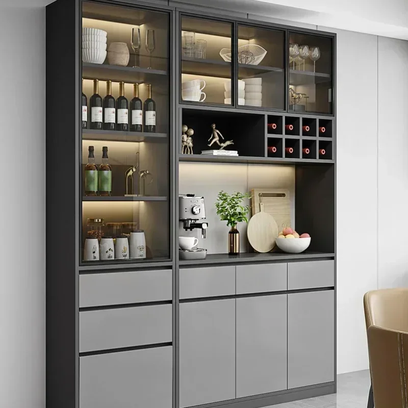 Liquor Home Wine Cabinets Display Living Room Modern Storage Wine Cabinets Simplicity Glass Botellero Vino Furniture