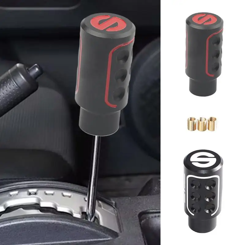 Manual Shift Knobs Ergonomic Multipurpose Gear Shifter Knobs Car Accessory With 3 Adapters User Friendly Shift Knob For Vehicles