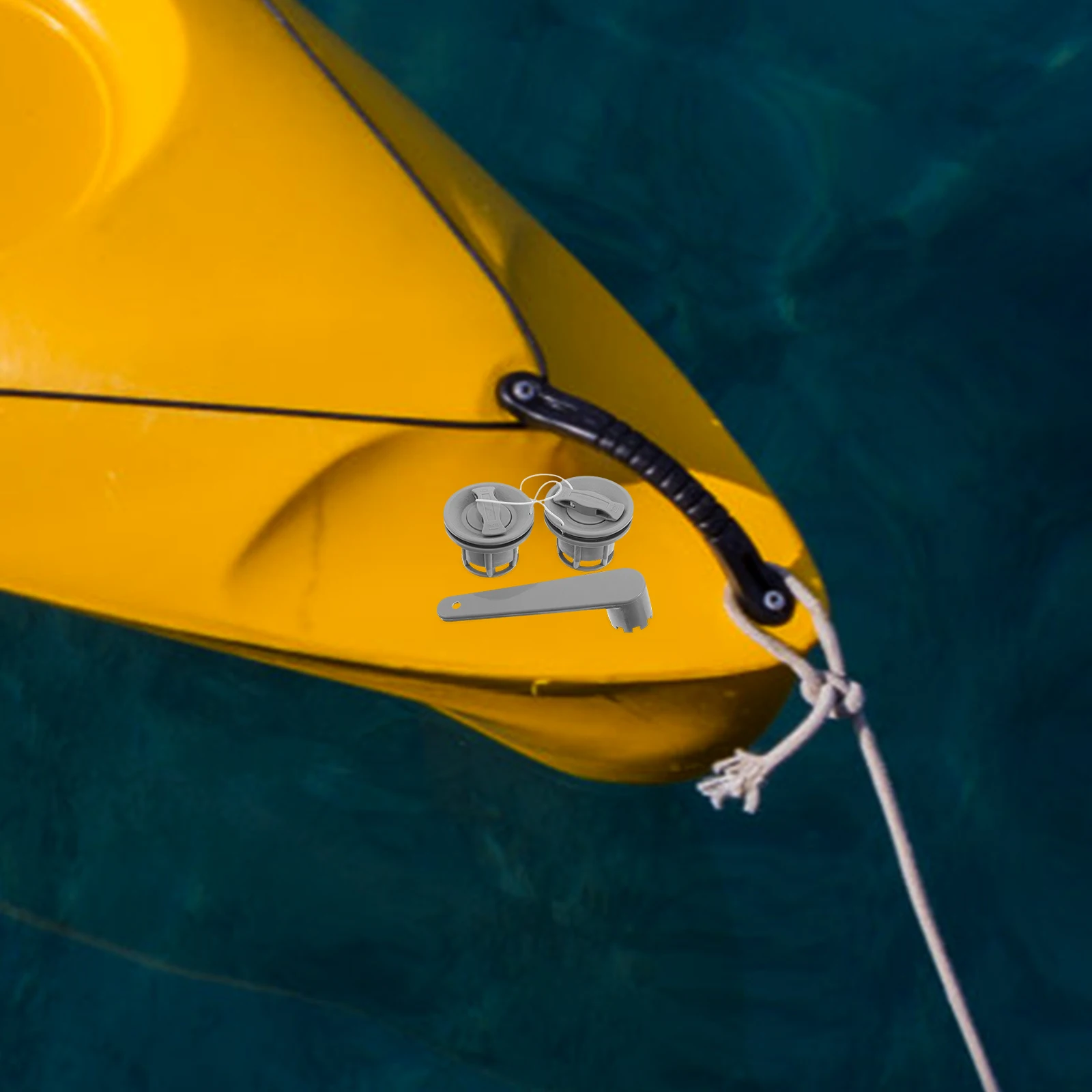 

1Set Inflatable Boat Air Valve Screw Thread Inflation Replacement Nozzle Adapter for Kayak Dinghy Fishing Boat