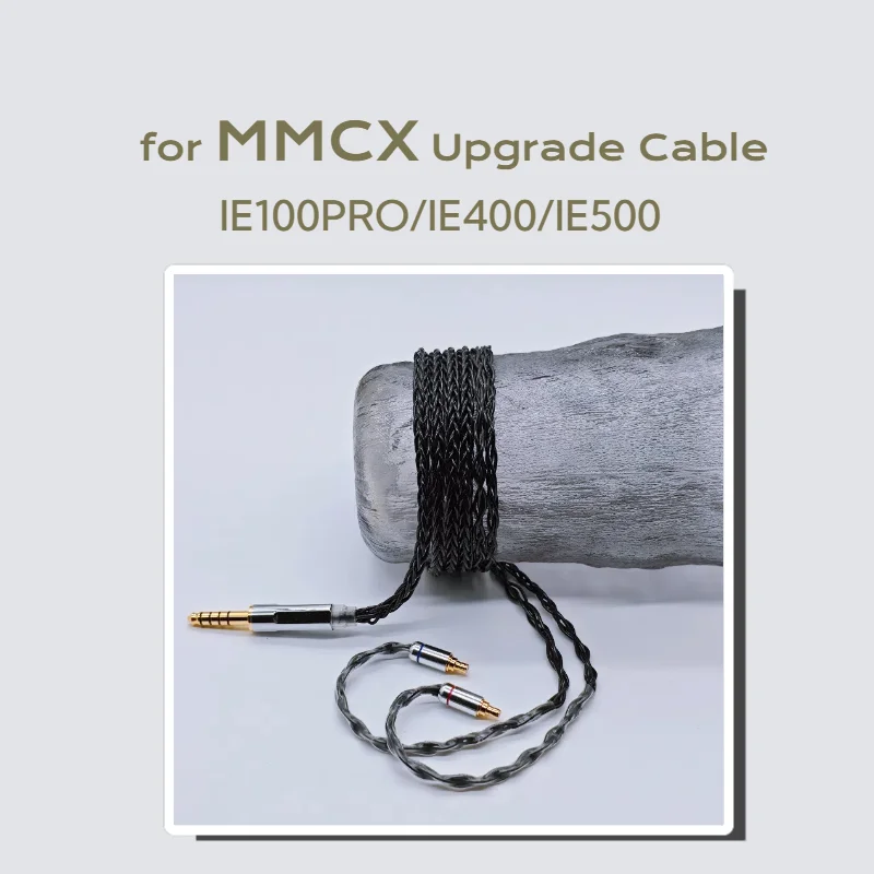 

for Sennheiser IE100PRO/IE400/IE500 Upgrade Cable 8 core OCC Plated Silver, 2.5mm/4.4mm Balanced Cable with MMCX Connectors