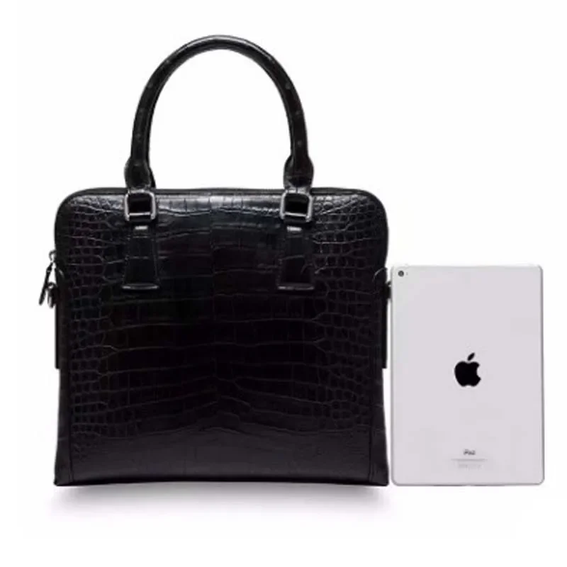 ourui new crocodile leather male  men briefcase  new  crocodile leather  Men bags  men clutch bag view 5