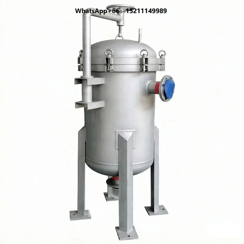 Pneumatic Operated Quick Open Multi-Bag Filter Stainless Steel High Efficiency Water Treatment Filter Customizable