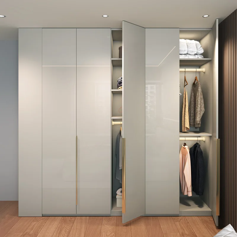 European Narrow Wardrobes Bathroom Bedroom Ideas Garden Industrial Vertical Rod Gentleman Closet Luxury Guarda Roupa Furniture