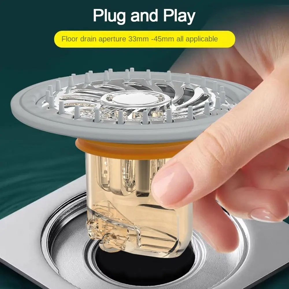 New Creative Floor Drain Anti Odor Insect Prevention Drain Cover Colander Removable Basin Drain Filter