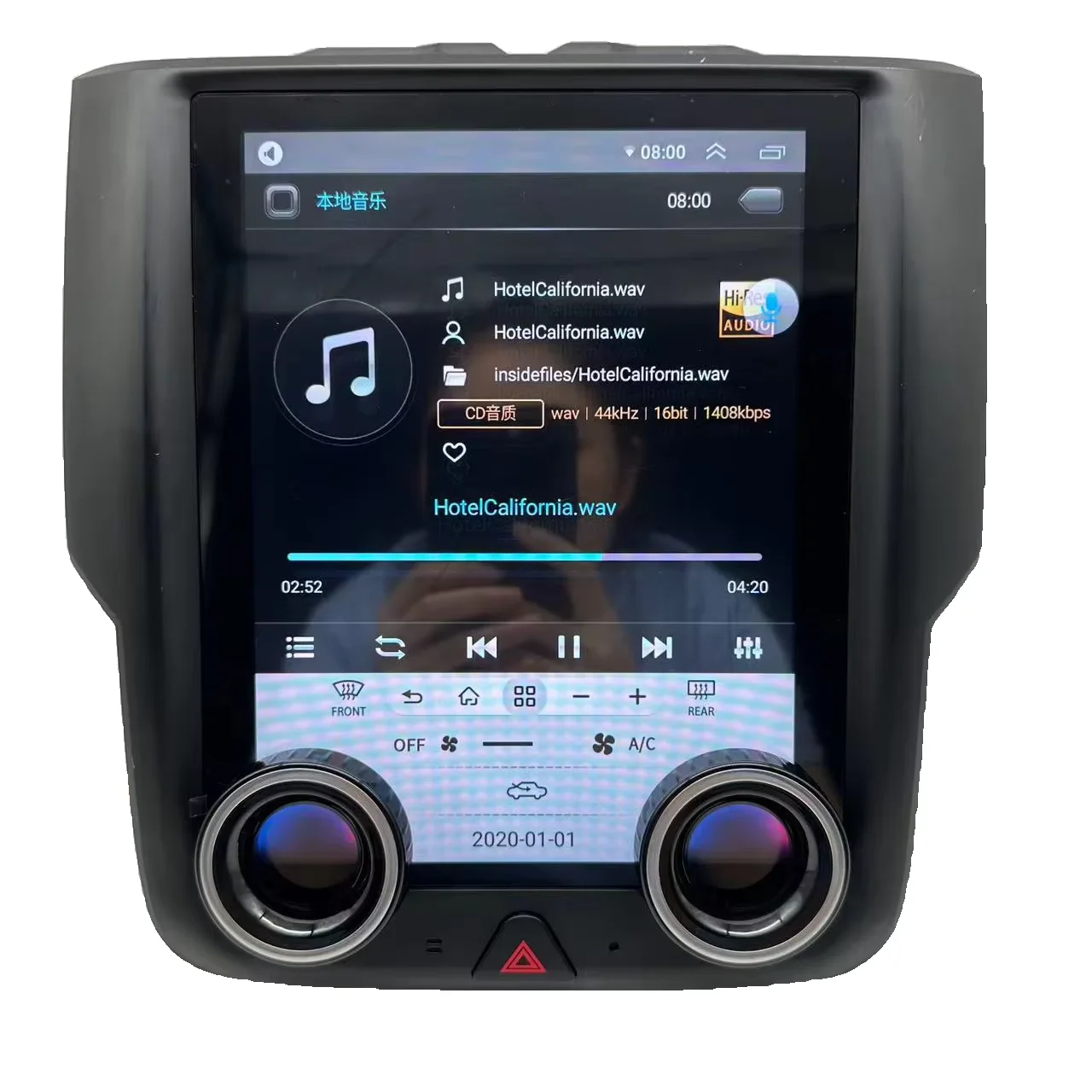 راديو سيارة أندرويد 14 لدودج رام 1500 2500 3500 2013-2018 مشغل وسائط متعددة صوت أوتوماتيكي 9.7 بوصة فيديو بمقبض مزدوج