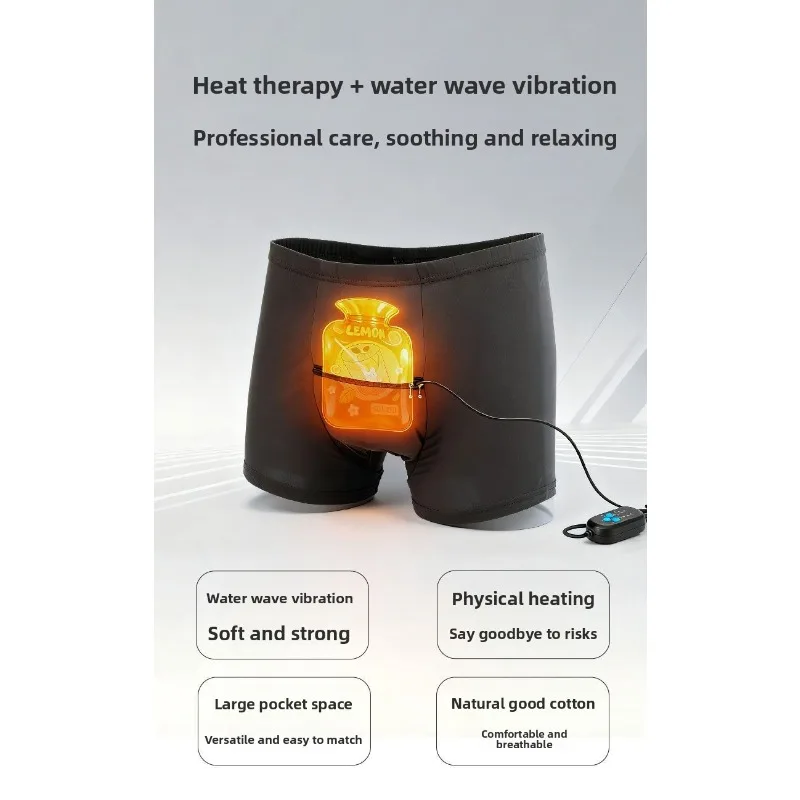 Prostata Heizung Massage Männer Unterwäsche Heiße Kompresse Körperliche Pflege Multi Funktion Harn Frequenz Komfort Hosen Erwachsene Männlich