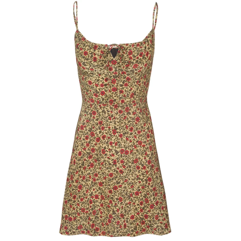 Kaiareformation All'inizio della primavera cinturino di lusso Dr Blogging Sle stampa floreale vita alta gonna a trapezio con chiusura a cerniera