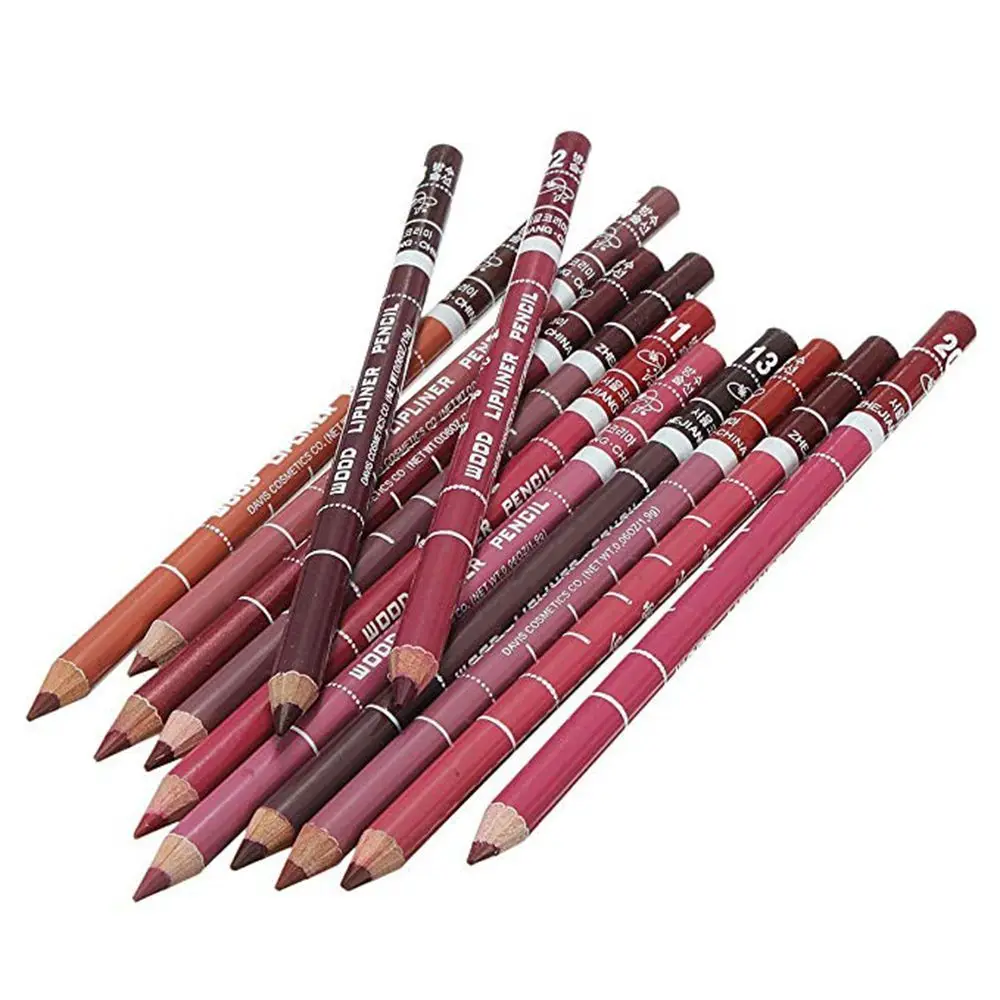 ホットブレンドセット 15CM メイクアップカラーペンシル 防水ライナー リップライナー リップ