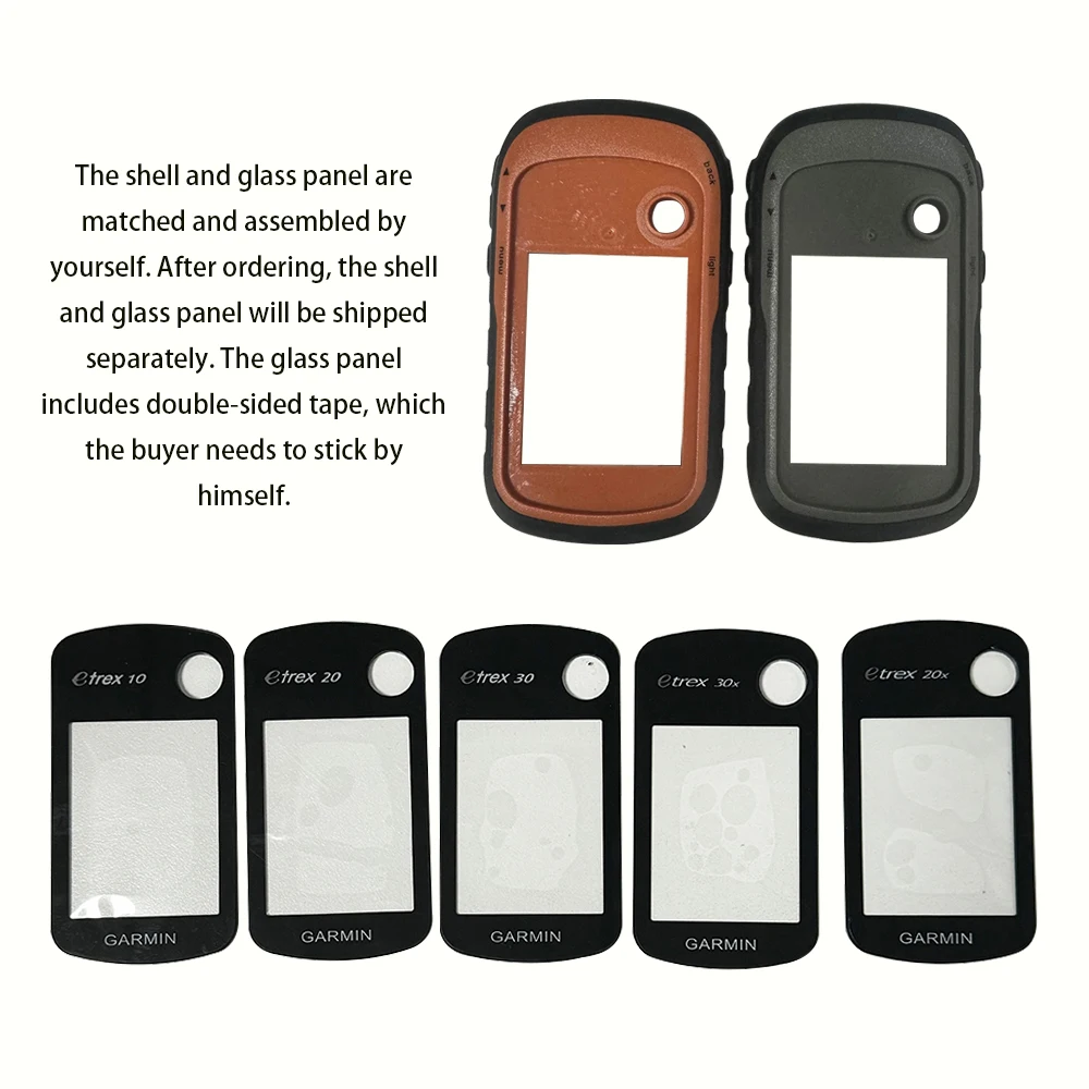 Front Case Cover / Glass Panel For GARMIN eTrex 30 30X 20 20X 10 22X 32X Housing Button GPS Part Read the Description Carefully