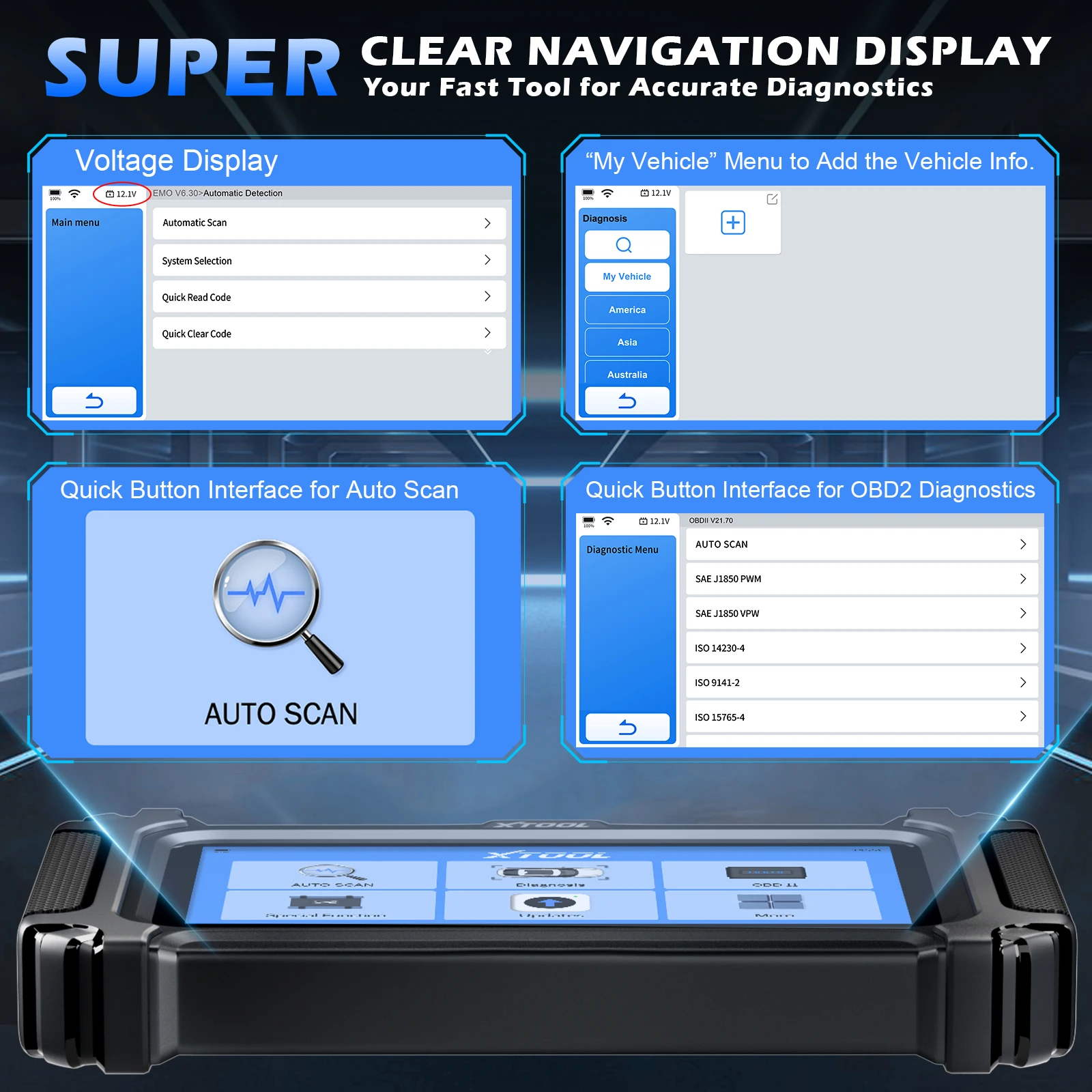 XTOOL D5 Obd2 الماسح الضوئي 5 نظام أداة مسح تشخيص السيارة السيارات الماسح الضوئي obd2 رمز القارئ يمكن FD 10 إعادة تعيين تحديث مجاني مدى الحياة