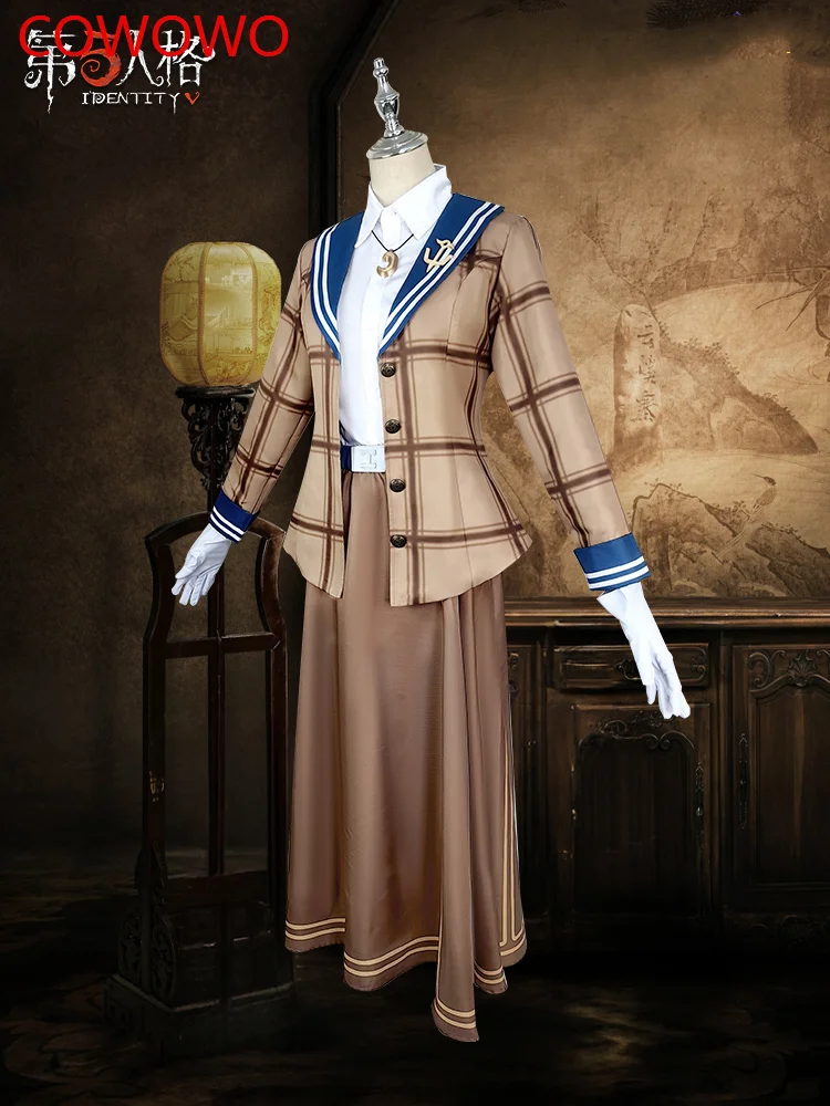 COWOWO Identity V Alice Deross Reporter Cosplay Costume Cos Game Anime Party Uniform Hallowen Play Role Clothes Clothing