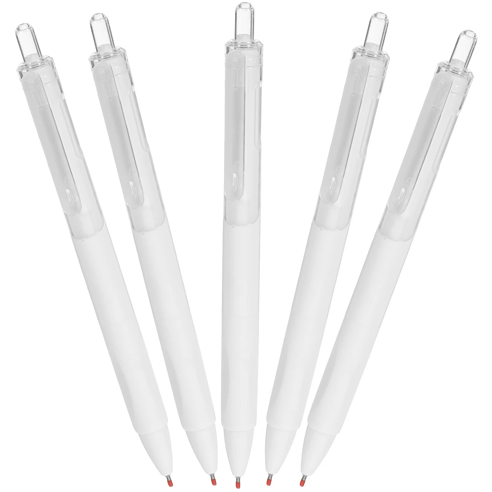 

5 Pcs Quick-dry Neutral Refill Writing Pens for Students School Supplies Gel Universal Liquid Ink Use