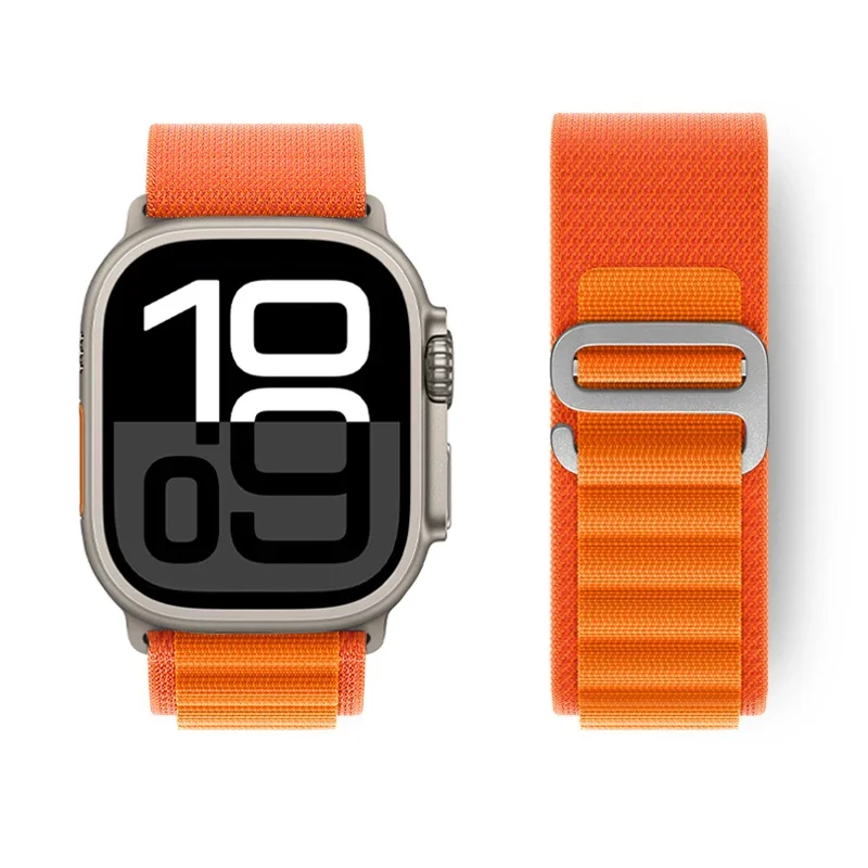 Alpine Loop für Apple Watch Armband Ultra 3 4 49mm Serie 10 9 SE3 46mm 42mm 40-44mm 45mm 41mm G-Haken Sportarmband Correas iWatch 11