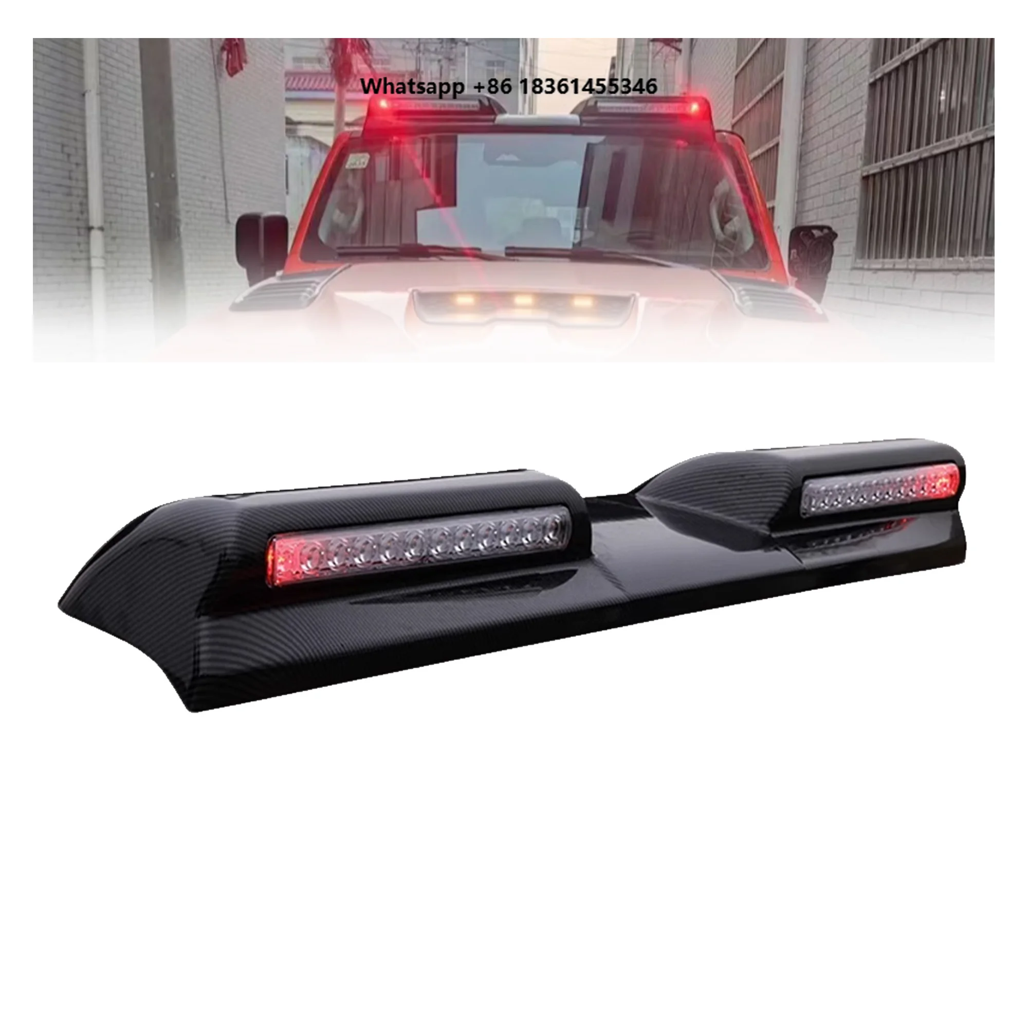 

FOR ABS Blow Molding Outdoor 4x4 Off-road Adventure Light Rooflight Roof Searchlight for 300 Exterior Accessories
