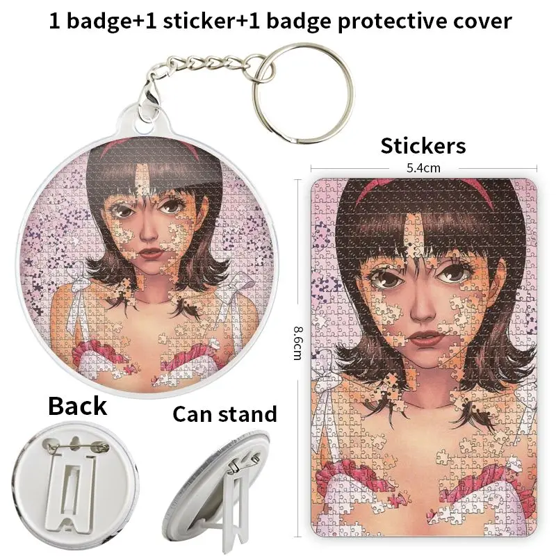 Pafekuto nne Game Аниме Персонаж Значок Брошь Якорь Периферийные устройства Булавка Креативная настройка МодаМода Косплей Мультфильм