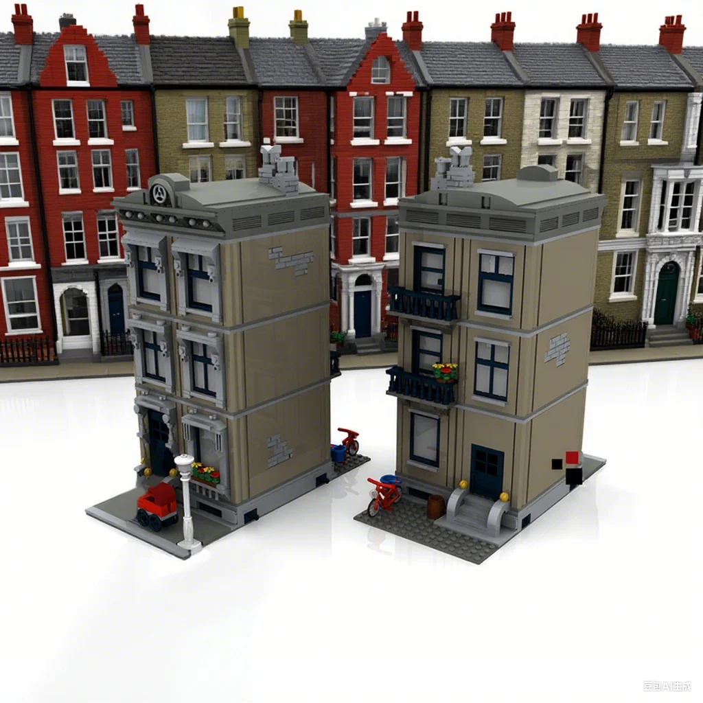 

1394 шт. индивидуальный модульный строительный дом Нью-Йорк городской резиденции городской дом MOC образовательная модель строительные блоки игрушки на день рождения подарок