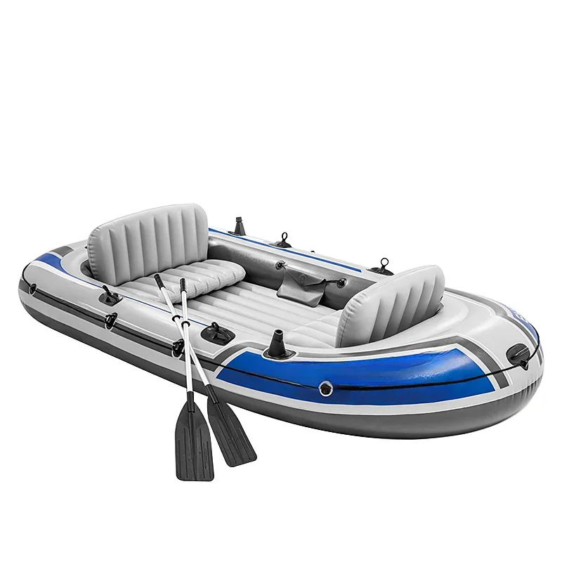 Kayak Assault Fishing Inflatable Thick Rubber Boat Wear-resistant Hovercraft 3 People 4 People