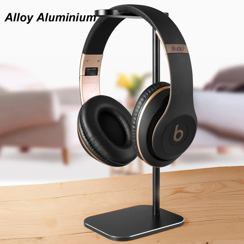 

Aluminium Alloy Bluetooth EarPhone Stand HeadSet Holder Headphone Hanger earphone Desktop Mounting Holder Headphone Organizer