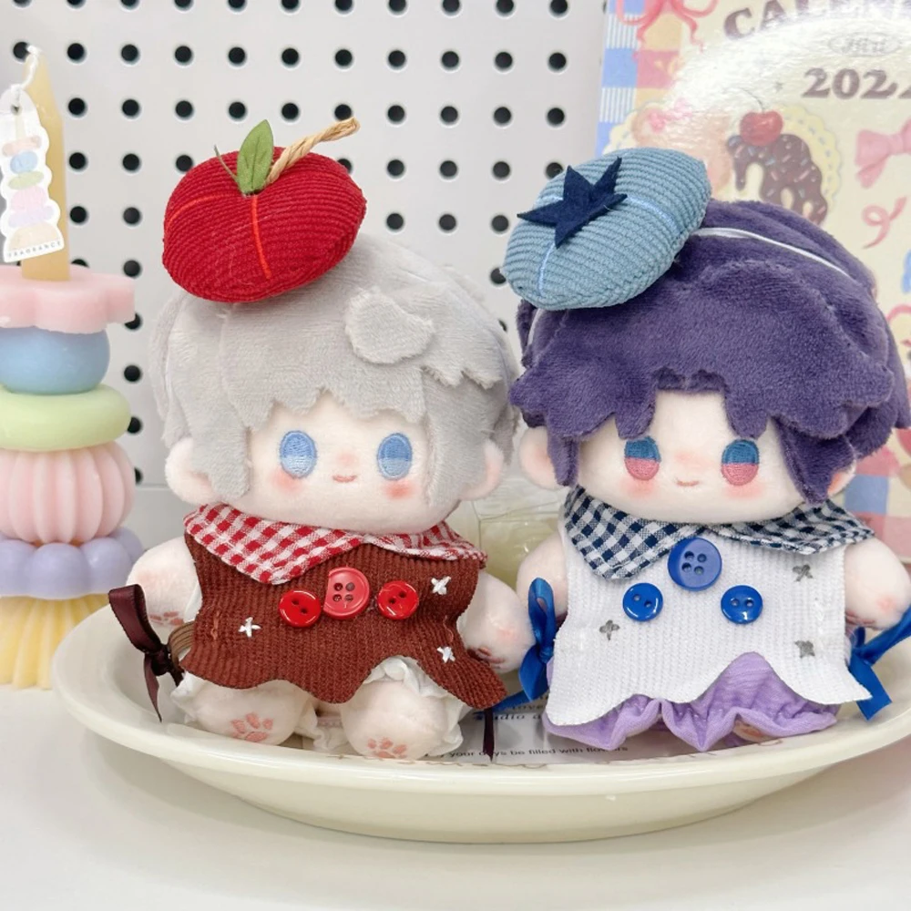 

Fruit Cake 10cm Cotton Doll Clothes Blueberry Super Cute 10cm Doll Clothes Outfit Lovely Suit Doll Dress Up Clothes Set