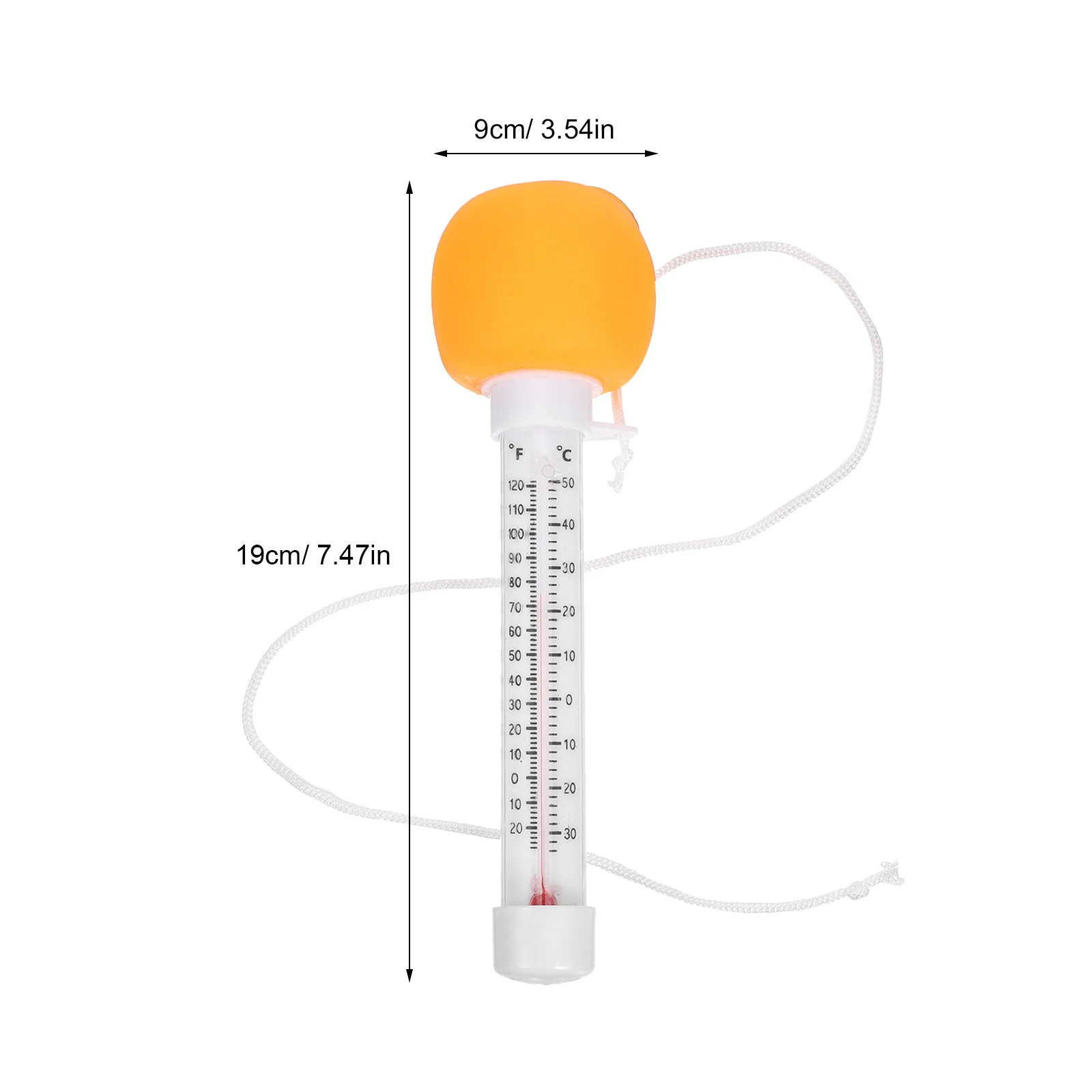 Waterproof Floating Thermometer for Pool Spa and Bathtub Temperature Monitoring Ideal for Newborns Kids Safe Comfortable