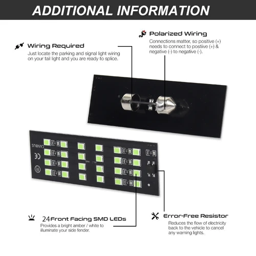 Imagen 2 del producto 2 uds para Toyota 4Runner (N280) lámpara LED blanca para puerta trasera de maletero lámpara de área de carga compatible con paneles de placa de circuito LED completos 2010-2023