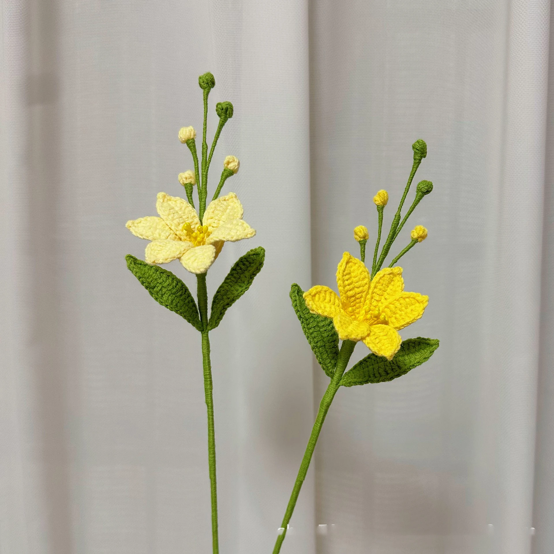 Mars Lily Bouquet Fertiger handgefertigter Blumenstrauß, wunderschöne Häkelblume, Dekoration für Zuhause, Hochzeit, Geschenk für Freunde – Detail 4
