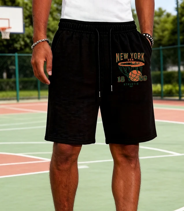 

New York Usa Basketball 1869 Printing Men'S S-2Xl Hip Hop Shorts Summer Simple Sportpants Youth Comfortable Swimming Trunks