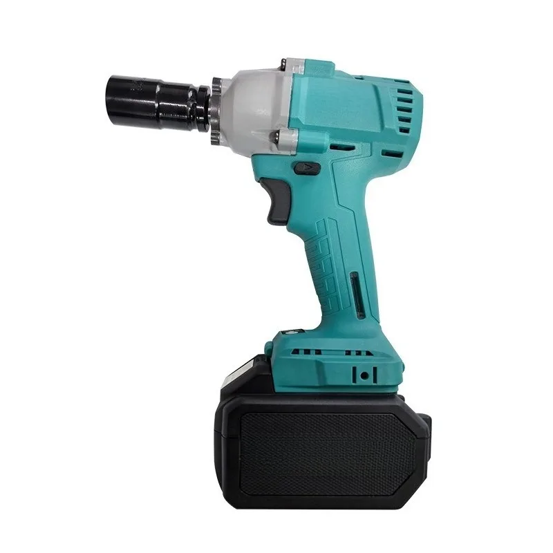 

Heavy Duty Brushless High Torque Electric Impact Wrench for Auto Repair Scaffold Construction with Impact Sockets Cordless Power