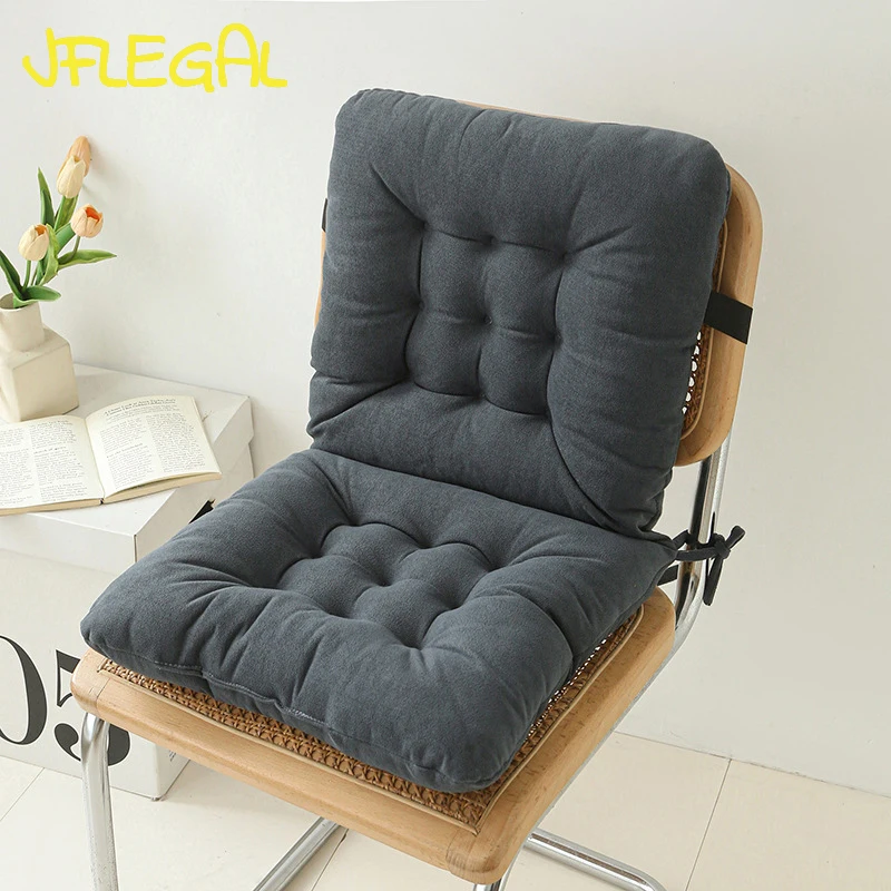 

Simple Fashion Office Cushion Chair 2025 New Cushion Dining Room Seat Frenulum One-piece Chair Cushion Fart Bay Window Backrest