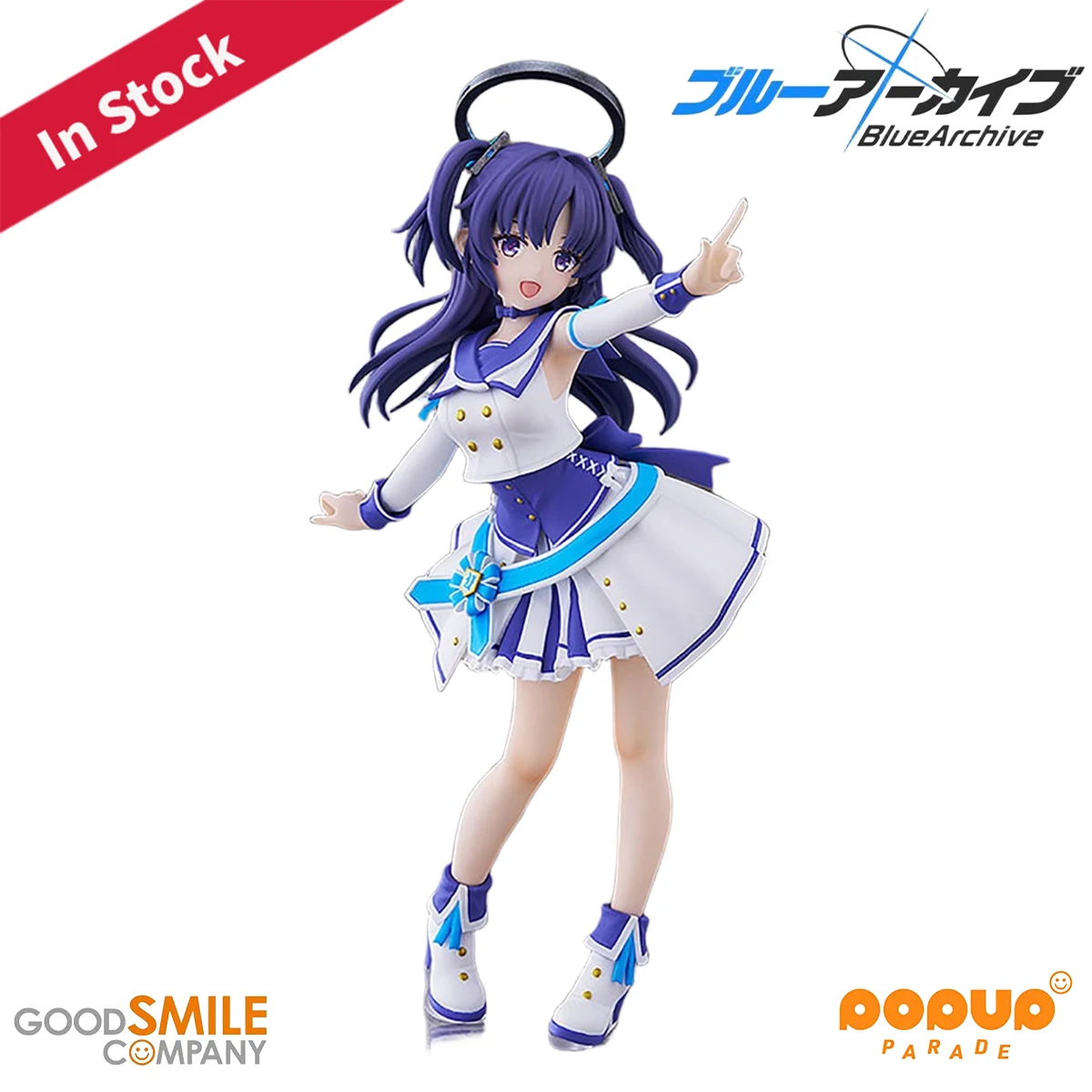 

Original Genuine Good Smile Company Prepainted Pop Up Parade Blue Archive Hayase Yuuka MischievousStraight Ver. H=170mm Figure