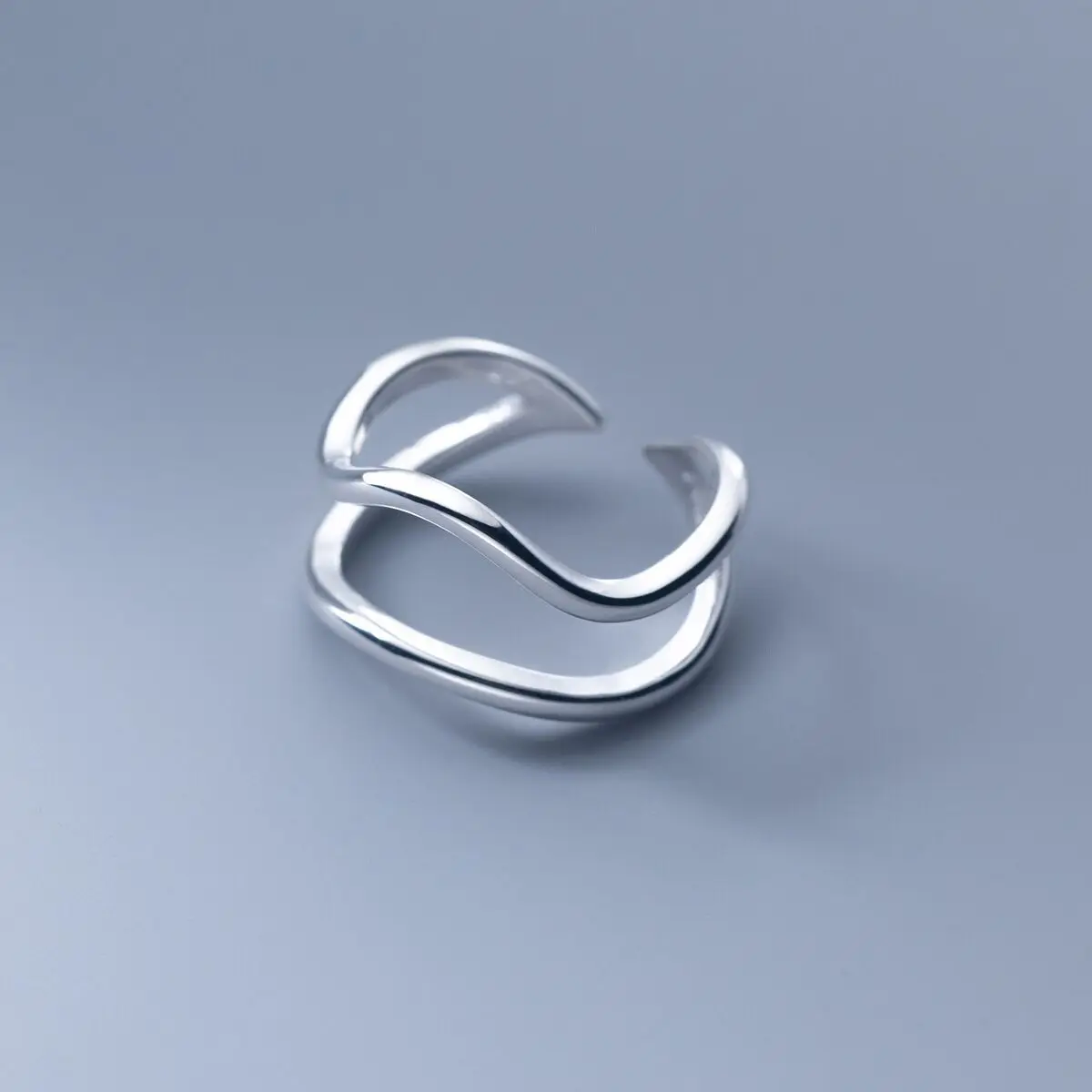 

Серебряное кольцо 925 пробы с геометрическим дизайном в стиле панк, двойное, с милым знаком вопроса, для женщин, ювелирное украшение, подарок, оптовая продажа, дропшиппинг