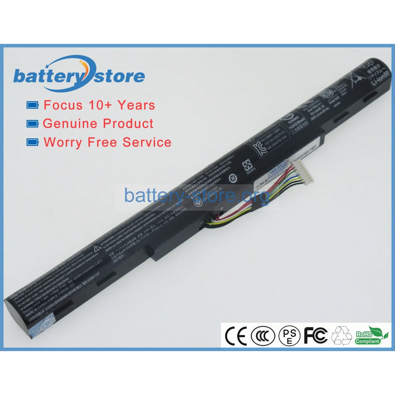 

New Genuine laptop batteries for Aspire F 15,E5-522,E5-574,E5-573G,V3-574T,TravelMate P258-M,P277-M,P257-M,14.8V,4 cell