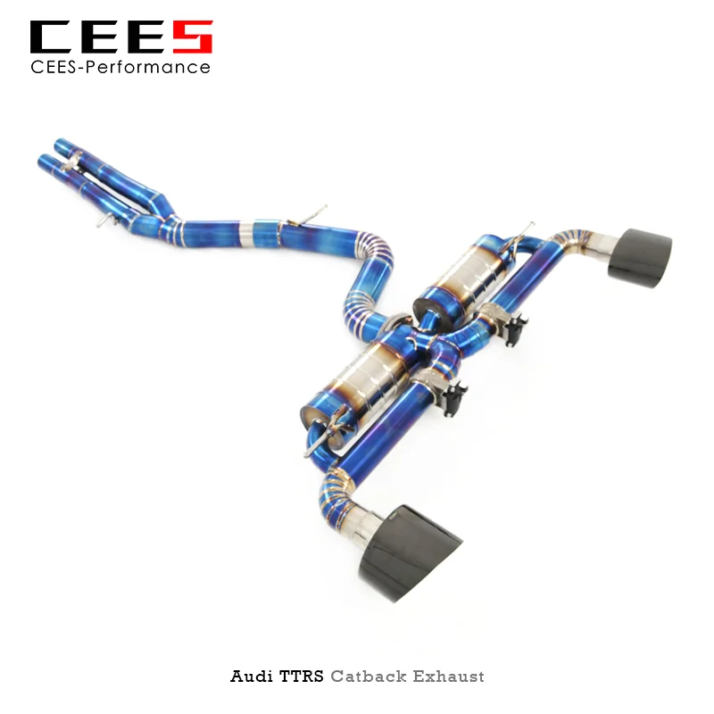 

CEES Catback Exhaust for Audi TTRS/RS3 8V 8Y 2.5T 2018-2022 Titanium Alloy High Performance Escape Valve Muffler Exhaust System