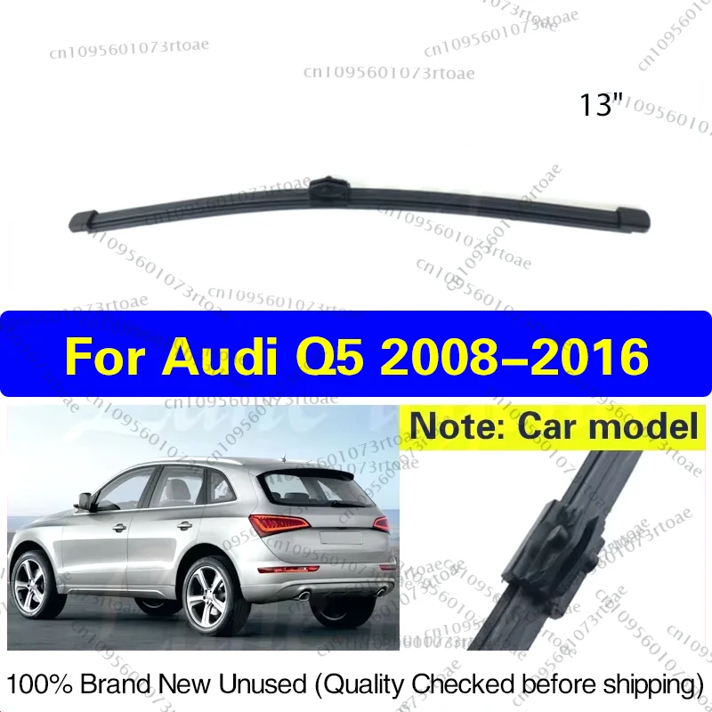 

Car Rear Wiper Blades For Audi Q5 2008 - 2016 Wiper 330mm Auto Accessories Back Windshield Windscreen Window Blades 2014 2015